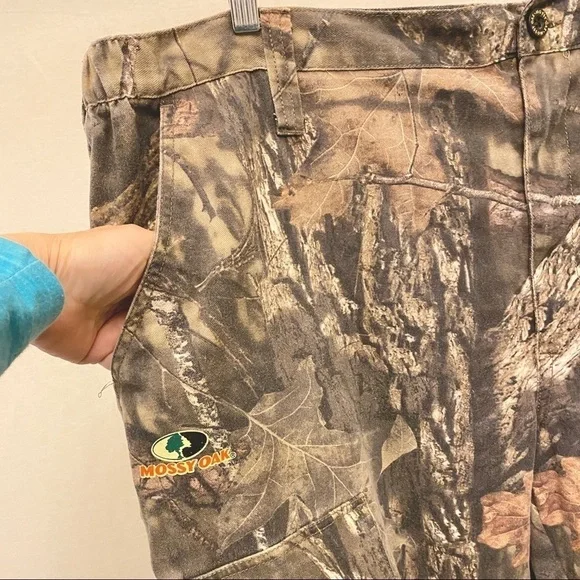 Mossy Oak Cargo Camo Mens Pants XXL (44-46) Walking Hiking Fishing Hunting Sport - Picture 5 of 12